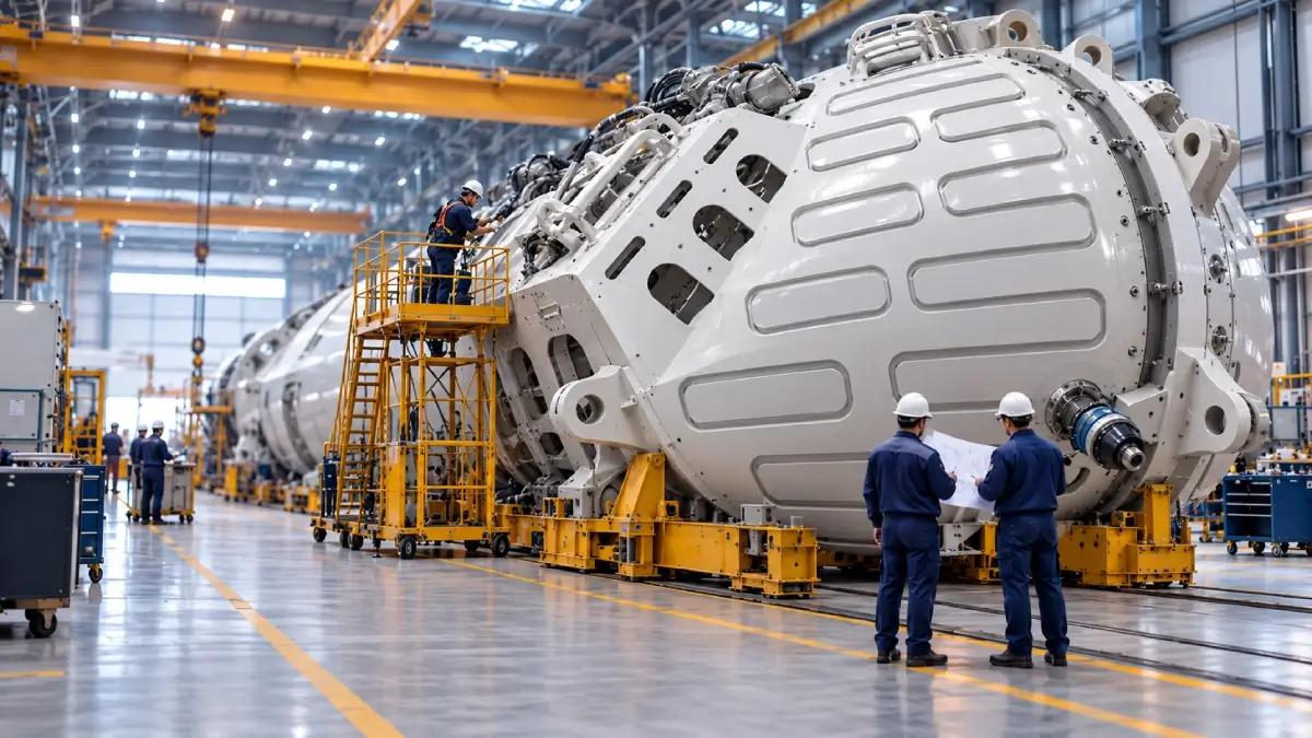 Technical writer documenting industrial manufacturing equipment