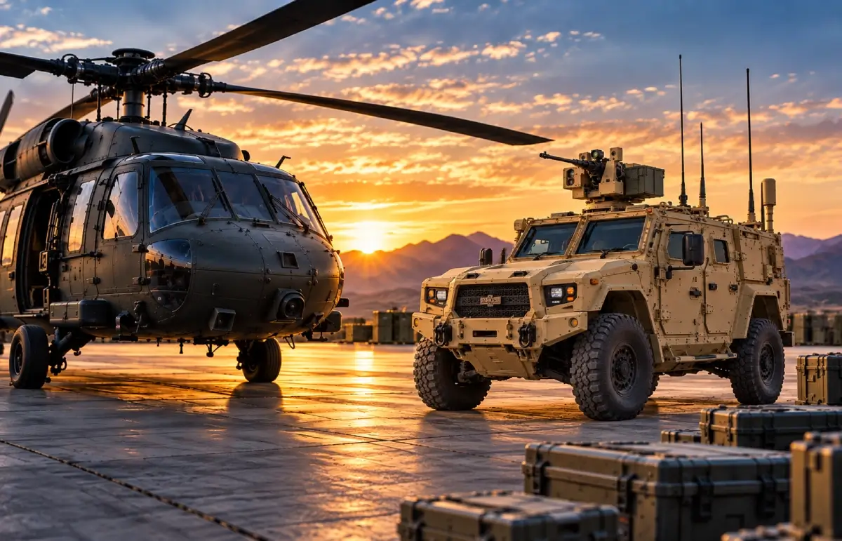 Defense technical documentation specialist reviewing military technical manuals